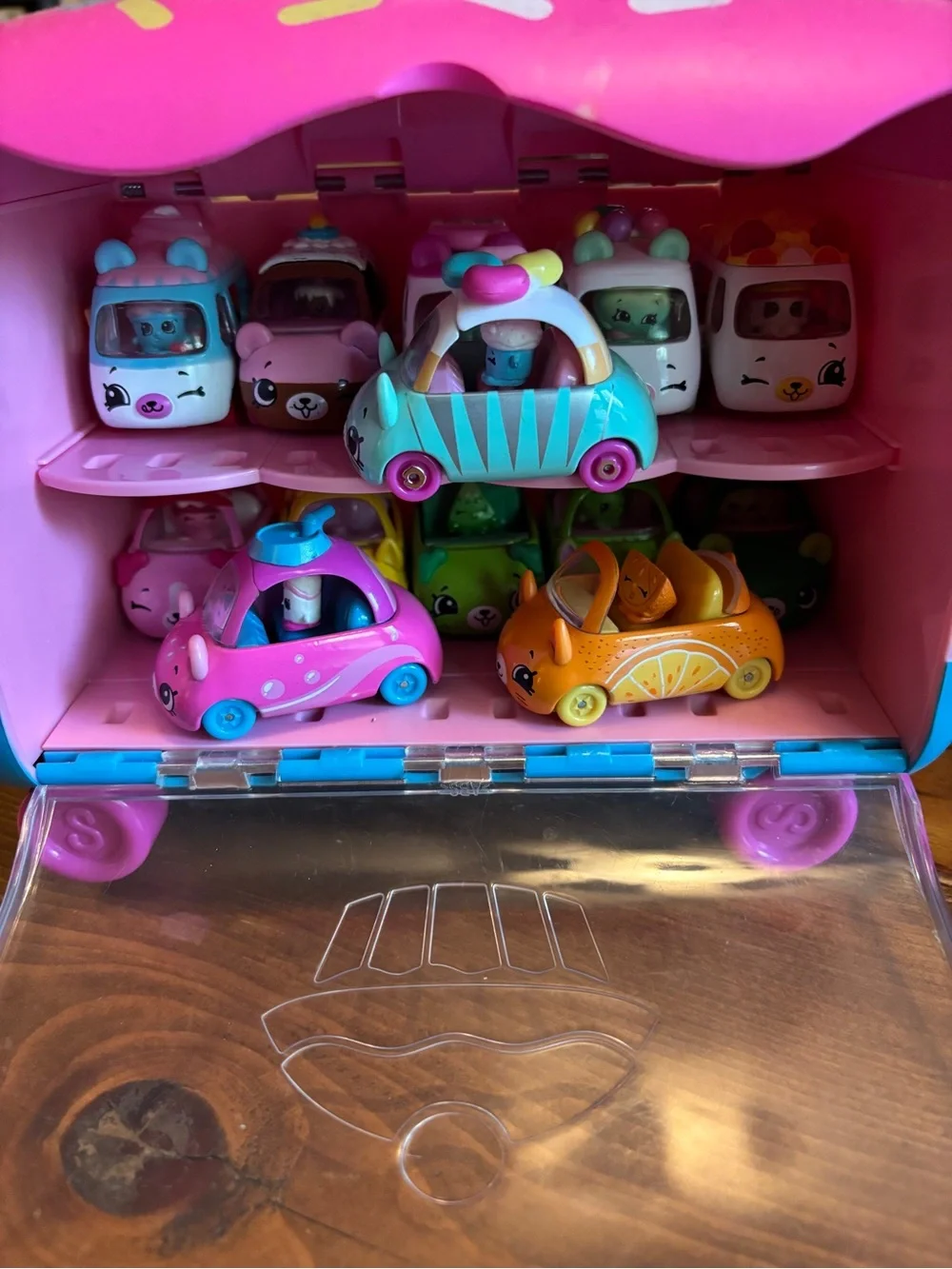 Cutie Cars | bundle Pink Carry Case with Mini Cars - Kids Toys